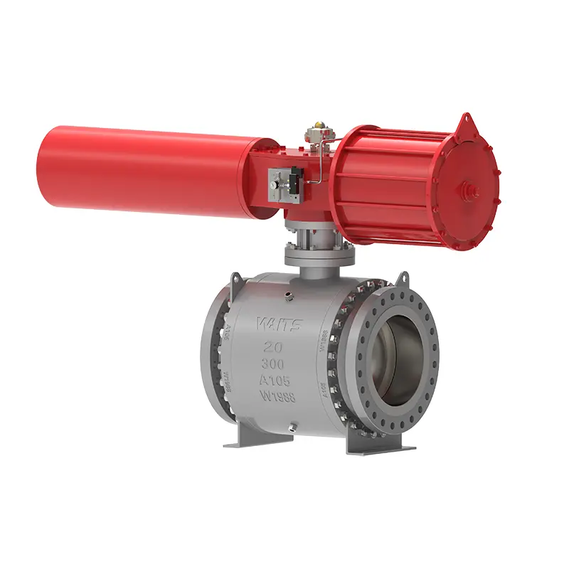 Топка с топка на Trunnion